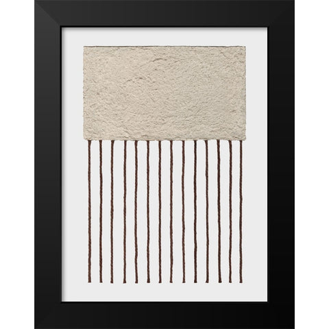 Monolithic  II Black Modern Wood Framed Art Print by Saunders, Alonzo