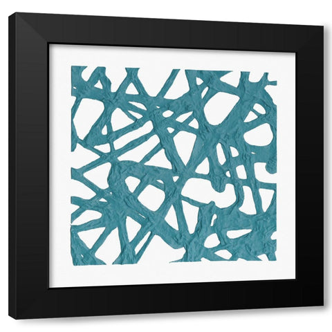Casting the Net II Black Modern Wood Framed Art Print by Saunders, Alonzo