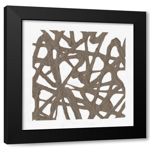 Casting the Net IV Black Modern Wood Framed Art Print with Double Matting by Saunders, Alonzo