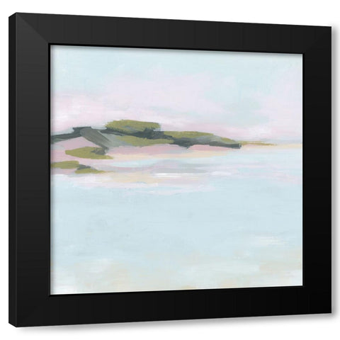 Calypso Sunrise I Black Modern Wood Framed Art Print with Double Matting by Vess, June Erica