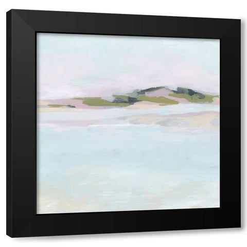 Calypso Sunrise II Black Modern Wood Framed Art Print with Double Matting by Vess, June Erica
