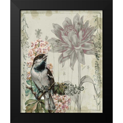 Mauve Melody I Black Modern Wood Framed Art Print by Goldberger, Jennifer