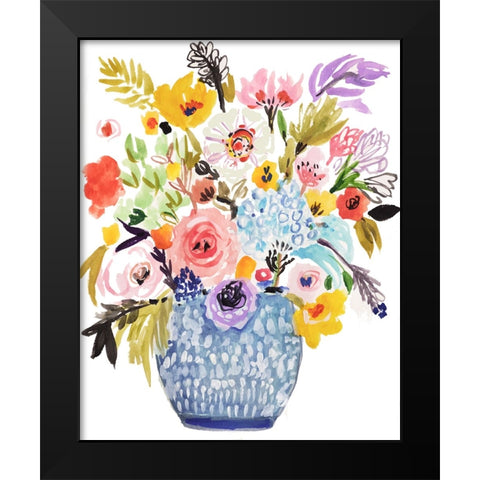 Sweet Arrangement III Black Modern Wood Framed Art Print by Fields, Karen