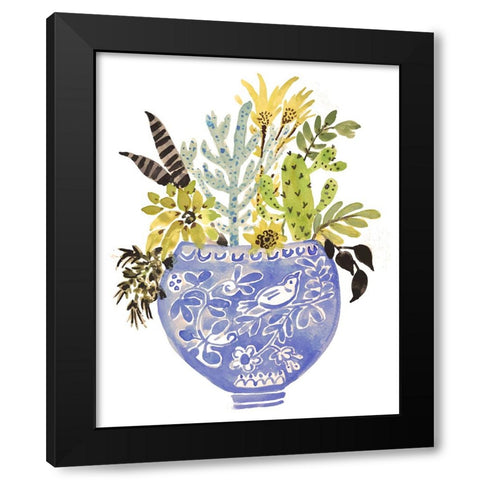 Sweet Arrangement IV Black Modern Wood Framed Art Print by Fields, Karen