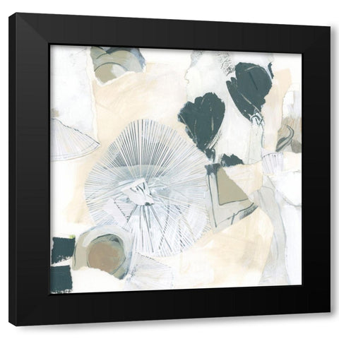 Neutral Impetus I Black Modern Wood Framed Art Print by Vess, June Erica