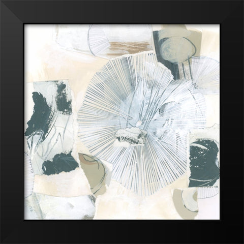 Neutral Impetus II Black Modern Wood Framed Art Print by Vess, June Erica