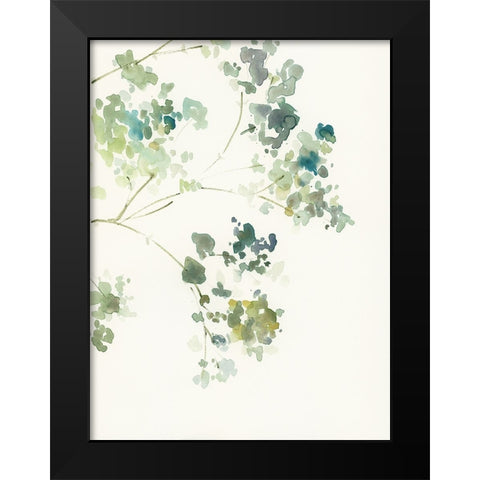 Soft Branches I Black Modern Wood Framed Art Print by Barnes, Victoria