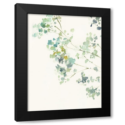 Soft Branches II Black Modern Wood Framed Art Print with Double Matting by Barnes, Victoria