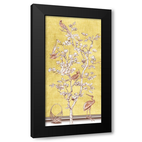 Nature in Autumn I Black Modern Wood Framed Art Print with Double Matting by Wang, Melissa