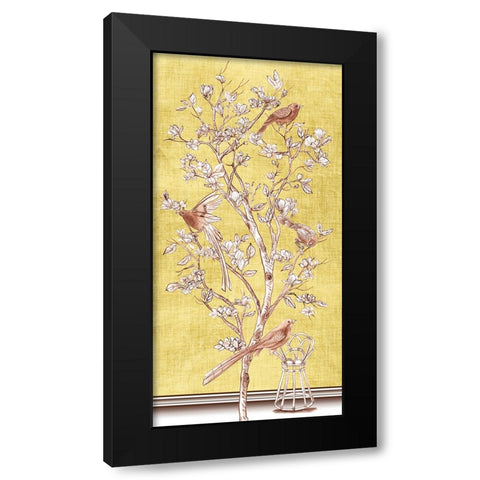 Nature in Autumn II Black Modern Wood Framed Art Print with Double Matting by Wang, Melissa