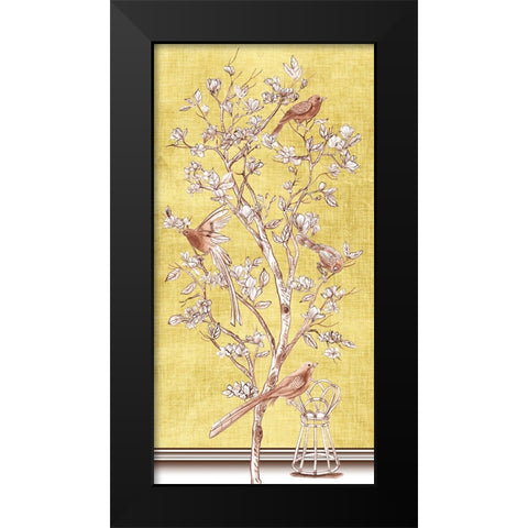 Nature in Autumn II Black Modern Wood Framed Art Print by Wang, Melissa