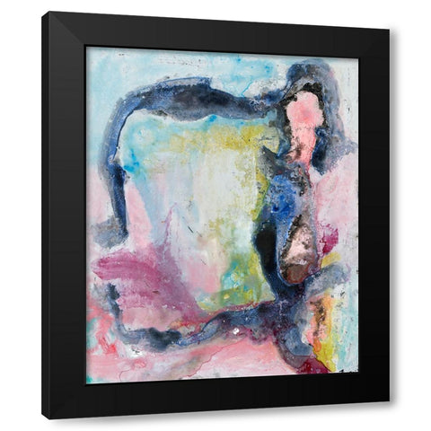 Prism Mirror I Black Modern Wood Framed Art Print with Double Matting by Willett, Michael
