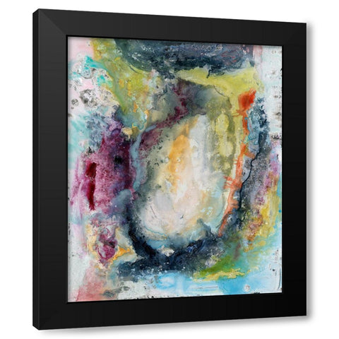 Prism Mirror II Black Modern Wood Framed Art Print with Double Matting by Willett, Michael