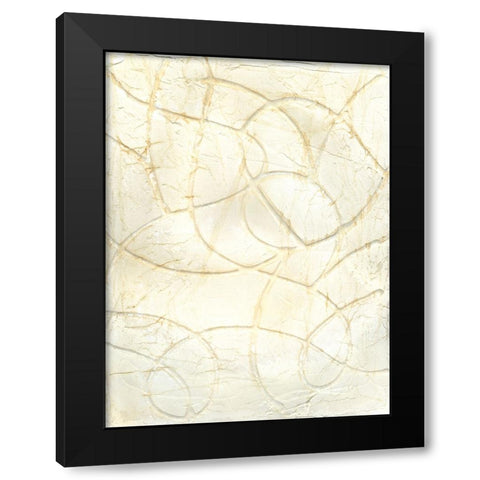 Curved Conduits I Black Modern Wood Framed Art Print with Double Matting by Willett, Michael