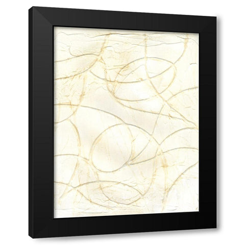 Curved Conduits II Black Modern Wood Framed Art Print with Double Matting by Willett, Michael