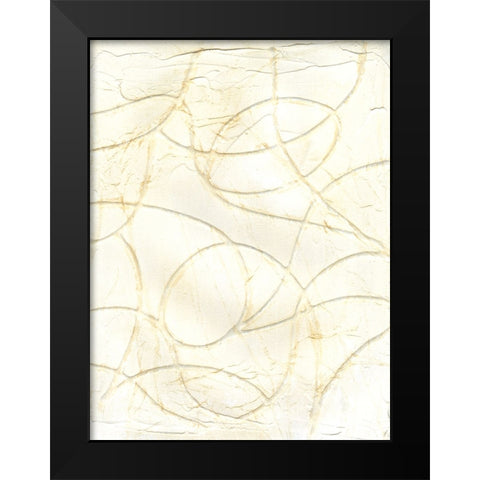 Curved Conduits II Black Modern Wood Framed Art Print by Willett, Michael