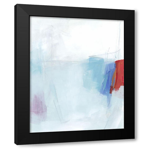 Available Space II Black Modern Wood Framed Art Print by Vess, June Erica