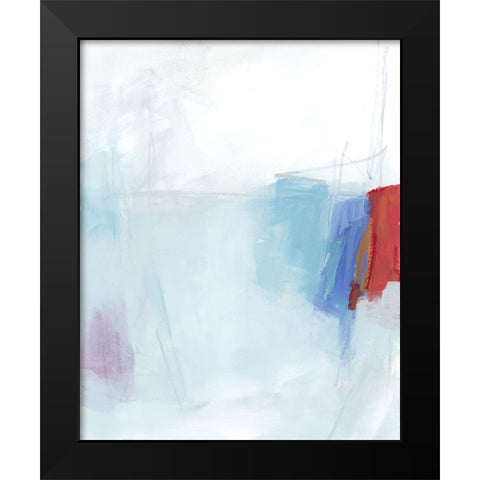 Available Space II Black Modern Wood Framed Art Print by Vess, June Erica