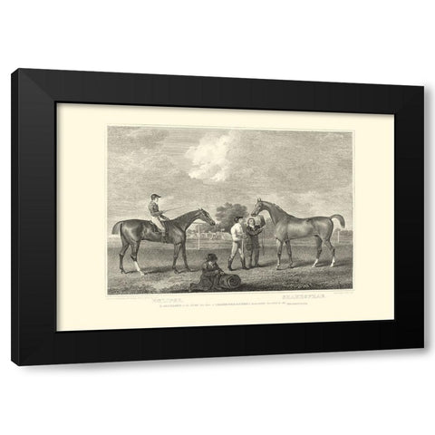 Custom Eclipse And Shakespeare Black Modern Wood Framed Art Print by Scott, John