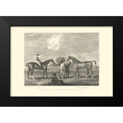 Custom Eclipse And Shakespeare Black Modern Wood Framed Art Print by Scott, John