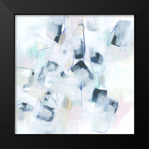 Soft Focus Pastels II Black Modern Wood Framed Art Print by Vess, June Erica