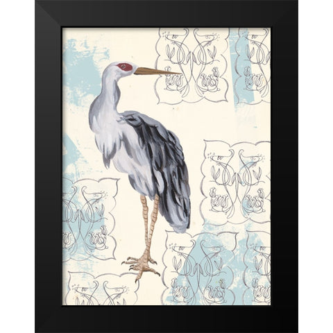 Gloom Wader I Black Modern Wood Framed Art Print by Wang, Melissa