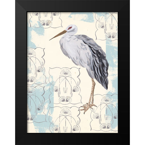 Gloom Wader II Black Modern Wood Framed Art Print by Wang, Melissa