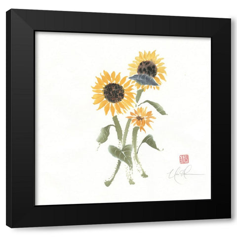 Simply Seeds I Black Modern Wood Framed Art Print by Rae, Nan