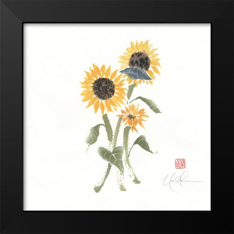 Simply Seeds I Black Modern Wood Framed Art Print by Rae, Nan