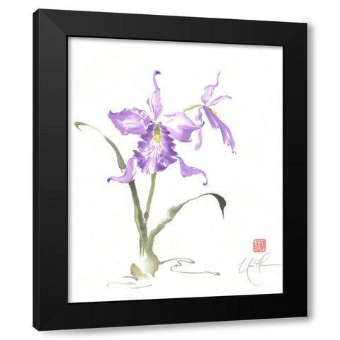Kingly Stance I Black Modern Wood Framed Art Print by Rae, Nan