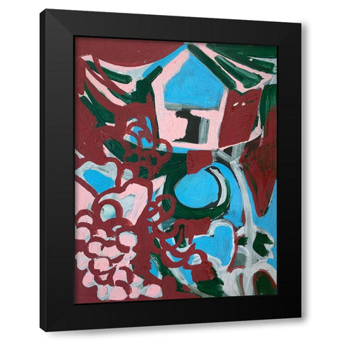 Hide Away I Black Modern Wood Framed Art Print with Double Matting by Ferrell, Erin McGee