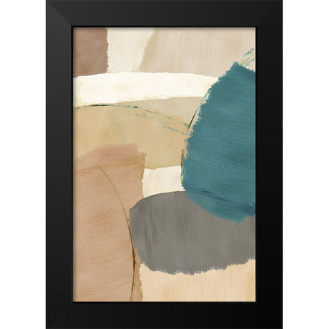 Rhythm and Flow II Black Modern Wood Framed Art Print by Kouta, Flora