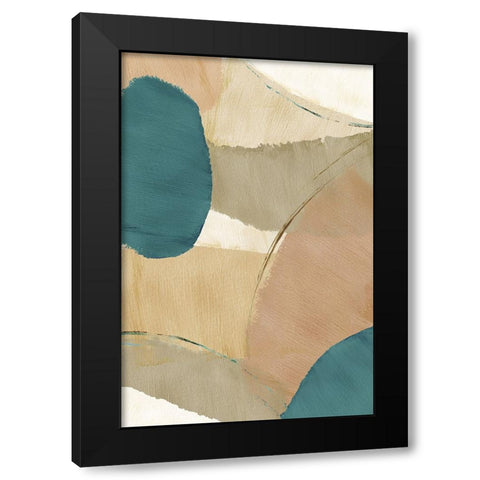 Rhythm and Flow III Black Modern Wood Framed Art Print by Kouta, Flora