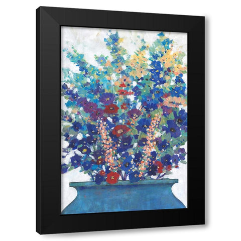 A bunch of Flowers I Black Modern Wood Framed Art Print with Double Matting by OToole, Tim