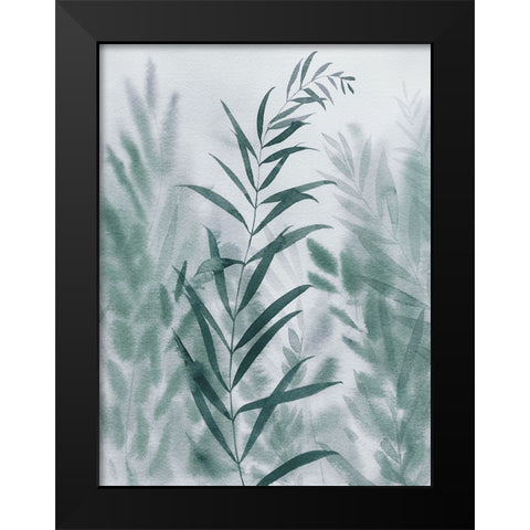 Blue by the River II Black Modern Wood Framed Art Print by Popp, Grace