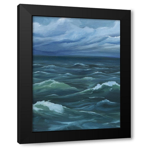 Luna Sea II Black Modern Wood Framed Art Print by Popp, Grace