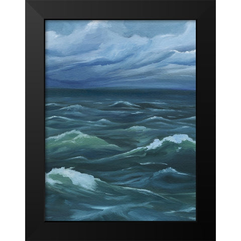 Luna Sea II Black Modern Wood Framed Art Print by Popp, Grace