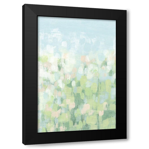 Kaleidoscope Meadow II Black Modern Wood Framed Art Print with Double Matting by Vess, June Erica