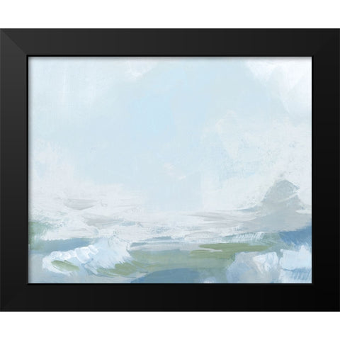 Shetland Sky II Black Modern Wood Framed Art Print by Vess, June Erica