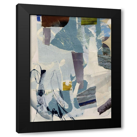 Cache Collage I Black Modern Wood Framed Art Print with Double Matting by Barnes, Victoria