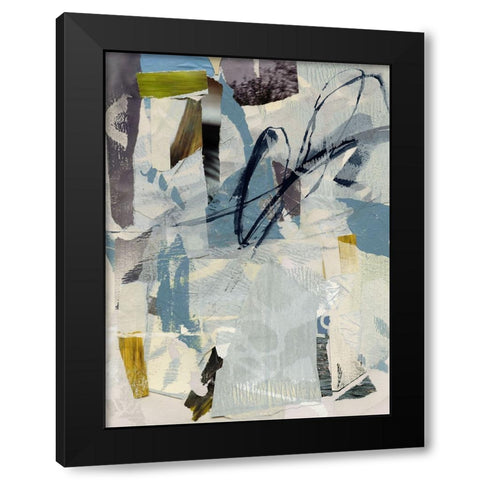 Cache Collage II Black Modern Wood Framed Art Print by Barnes, Victoria