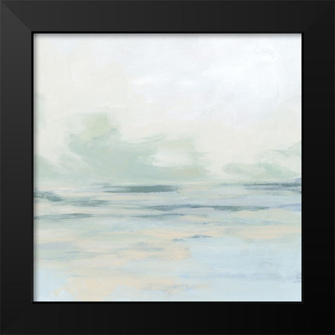 Gentle Sky I Black Modern Wood Framed Art Print by Vess, June Erica