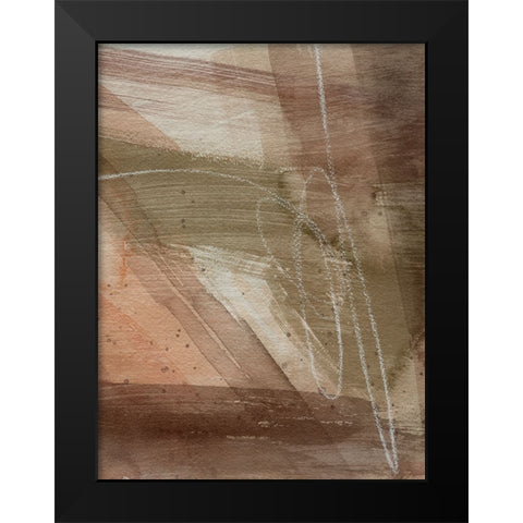 Peach on Earth II Black Modern Wood Framed Art Print by Popp, Grace