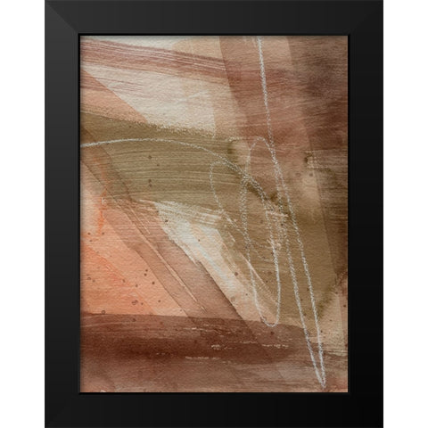 Peach on Earth II Black Modern Wood Framed Art Print by Popp, Grace