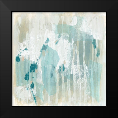 Parallel Mist II Black Modern Wood Framed Art Print by Vess, June Erica