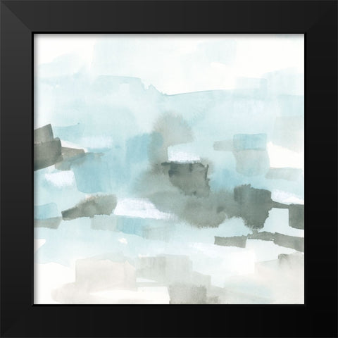 Cubist Surf I Black Modern Wood Framed Art Print by Vess, June Erica