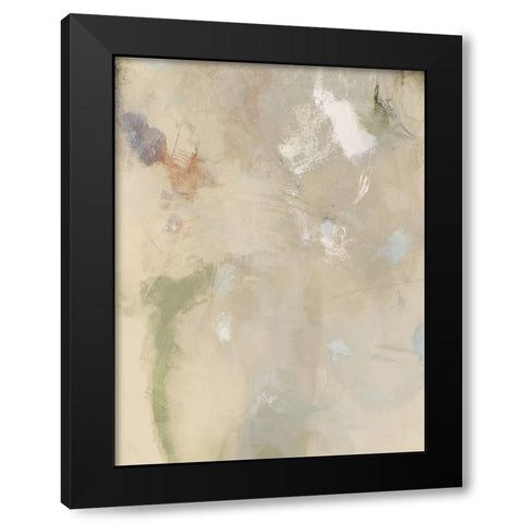 Muted Pastel IV Black Modern Wood Framed Art Print with Double Matting by Barnes, Victoria