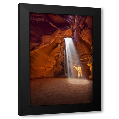 Guiding Light I Black Modern Wood Framed Art Print by Drost, David