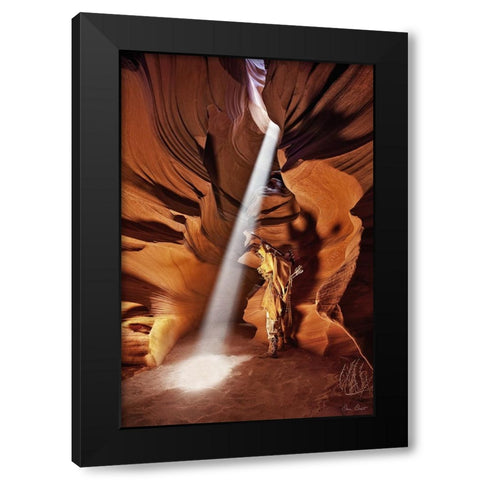 Guiding Light III Black Modern Wood Framed Art Print by Drost, David