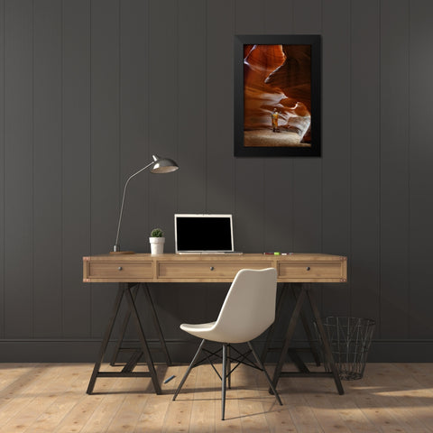 Guiding Light IV Black Modern Wood Framed Art Print by Drost, David